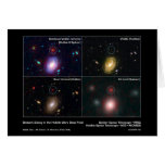 Galaxie éloignée dans le domaine ultra profond de  cartes de vœux