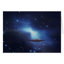 Galaxies d'UFO Carte De Vœux