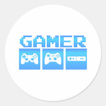 GAMER RONDE STICKER