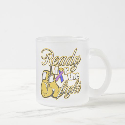 Gants de cancer de la vessie prêts pour le combat tasse
