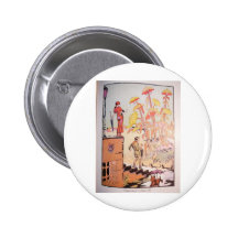 Garçon avec les parapluies multiples badge avec épingle