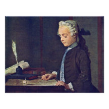 Garçon avec un dessus par Chardin Jean-Baptiste Si Invitation