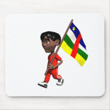 Garçon centrafricain tapis de souris