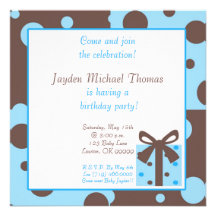 Garçon d'anniversaire…. invitations