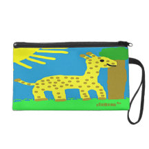 Garçon de girafe de Girard d'amis de safari de HI5 Pochette Avec Dragonne