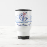 Garçon d'ours de parapluie sur le pois pour le nou mug