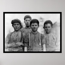 Garçons de Doffer à Macon, GA 1909 Affiches