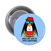gardez le calme badges avec agrafe
