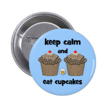 gardez le calme badges avec agrafe