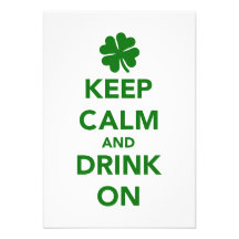 Gardez le calme et buvez le jour de St Patricks Bristol