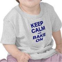 Gardez le calme et faites cuire au four dessus t-shirts