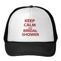 Gardez le calme et la douche nuptiale ! casquettes de camionneur