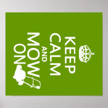 Gardez le calme et le fauchez dessus posters