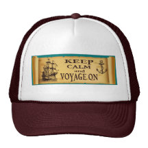 Gardez le calme et voyagez sur la copie inspirée casquette