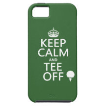Gardez les présents de golf de calme et de pièce e coque iPhone 5