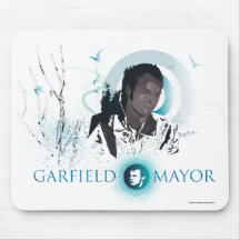 Garfield Burgemeester Journey Mouse Mat Blue Muismatten