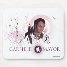 Garfield Burgemeester Journey Mouse Mat Blue Muis Mat