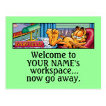 Garfield Logobox gaat nu Briefkaarten weg Wenskaart
