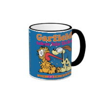 Garfield neemt Zijn Mok van Likken mokken