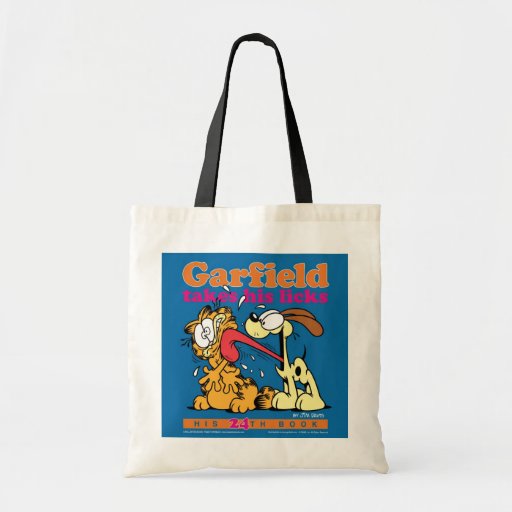 Garfield neemt Zijn Zak van het Bolsa van Likken Canvas Tas