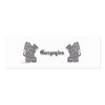 Gargouilles Modèles De Cartes De Visite
