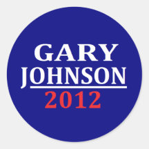 Gary Johnson Stickers