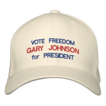 GARY JOHNSON VOOR HET PET VAN HET PRESIDENT BASEBALL CAP