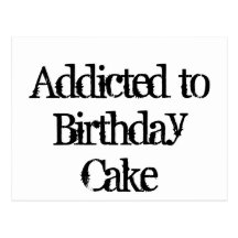 Gâteau d'anniversaire carte postale