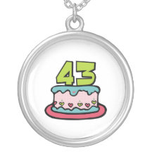 Gâteau d'anniversaire de 43 ans bijouterie