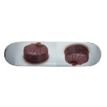 Gâteau de chocolat plateau de skateboard