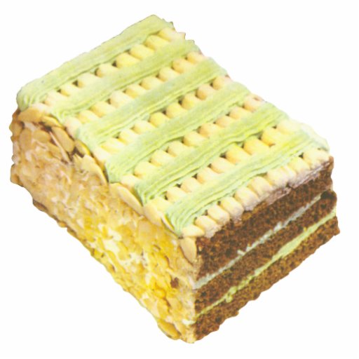 Gâteau de couche d'amande photo sculptures
