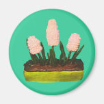 Gâteau de jacinthe magnets pour réfrigérateur