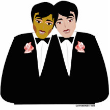 Gâteau Topper de mariage homosexuel Photo En Relief