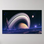 Géants antiques - paysage de l'espace posters