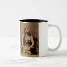Gebaarde Dame Koffie Bekers