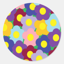 Gebied van Bloemen Sticker