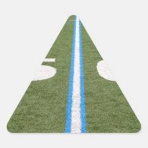 Gebied Vijftig van het football Driehoekige Stickers