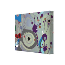Gebieden - Abstract Canvas Stretched Canvas Print