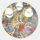Gebottelde Scheuren Ronde Sticker