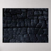 Gebrande Houten Textuur Faux Print