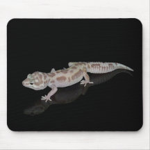GECKO MOUSEPAD DE LÉOPARD DE LA NEIGE TREMPER TAPIS DE SOURIS