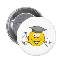 Gediplomeerd Gezicht Smiley Speldbuttons
