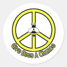 geef bijen een kans sticker