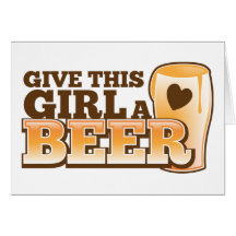 Geef dit meisje een Nd van het Bier Kaart