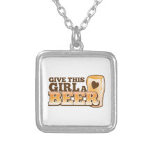 Geef dit meisje een Nd van het Bier Sieraden