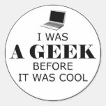 Geek avant que c'ait été les autocollants frais
