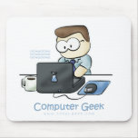 geek d'ordinateur tapis de souris