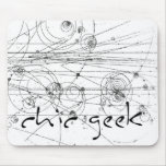 Geek simplement chic tapis de souris