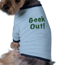 Geek Tee-shirt Pour Chien
