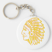 Geel Indisch exemplaar Sleutel Hanger